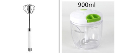 Semi-automatic Stainless Steel Egg Beater Whisk Hand Pressure - Image 5