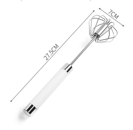 Semi-automatic Stainless Steel Egg Beater Whisk Hand Pressure - Image 10