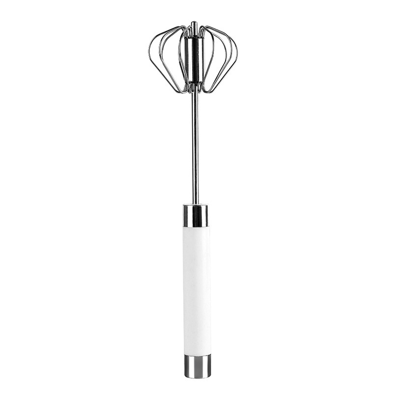 Semi-automatic Stainless Steel Egg Beater Whisk Hand Pressure - Image 4
