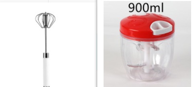 Semi-automatic Stainless Steel Egg Beater Whisk Hand Pressure - Image 2